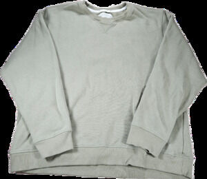 REI COOPERATIVE Men's Sage Green XLarge Crewneck Sweatshirt Breathable Fleece